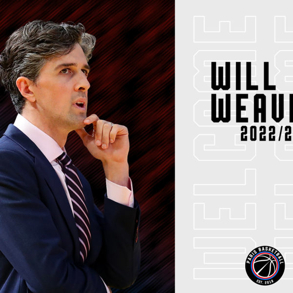Will WEAVER, nouveau coach du Paris Basketball