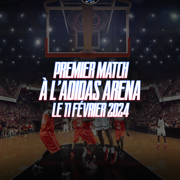 First match at the adidas arena: February 11, 2024!