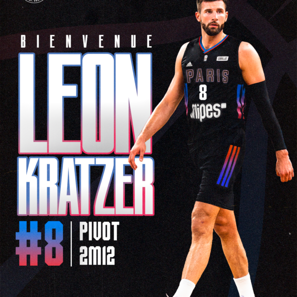 Leon Kratzer, nouveau rempart du Paris Basketball