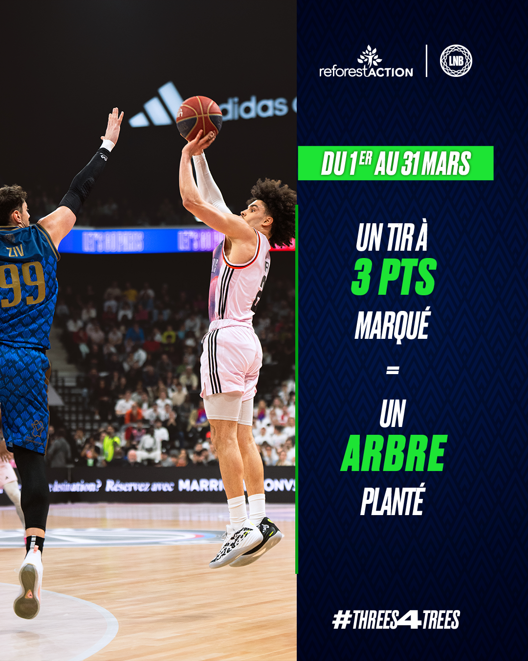 Paris celebrates the green game at the adidas arena – Paris Basketball